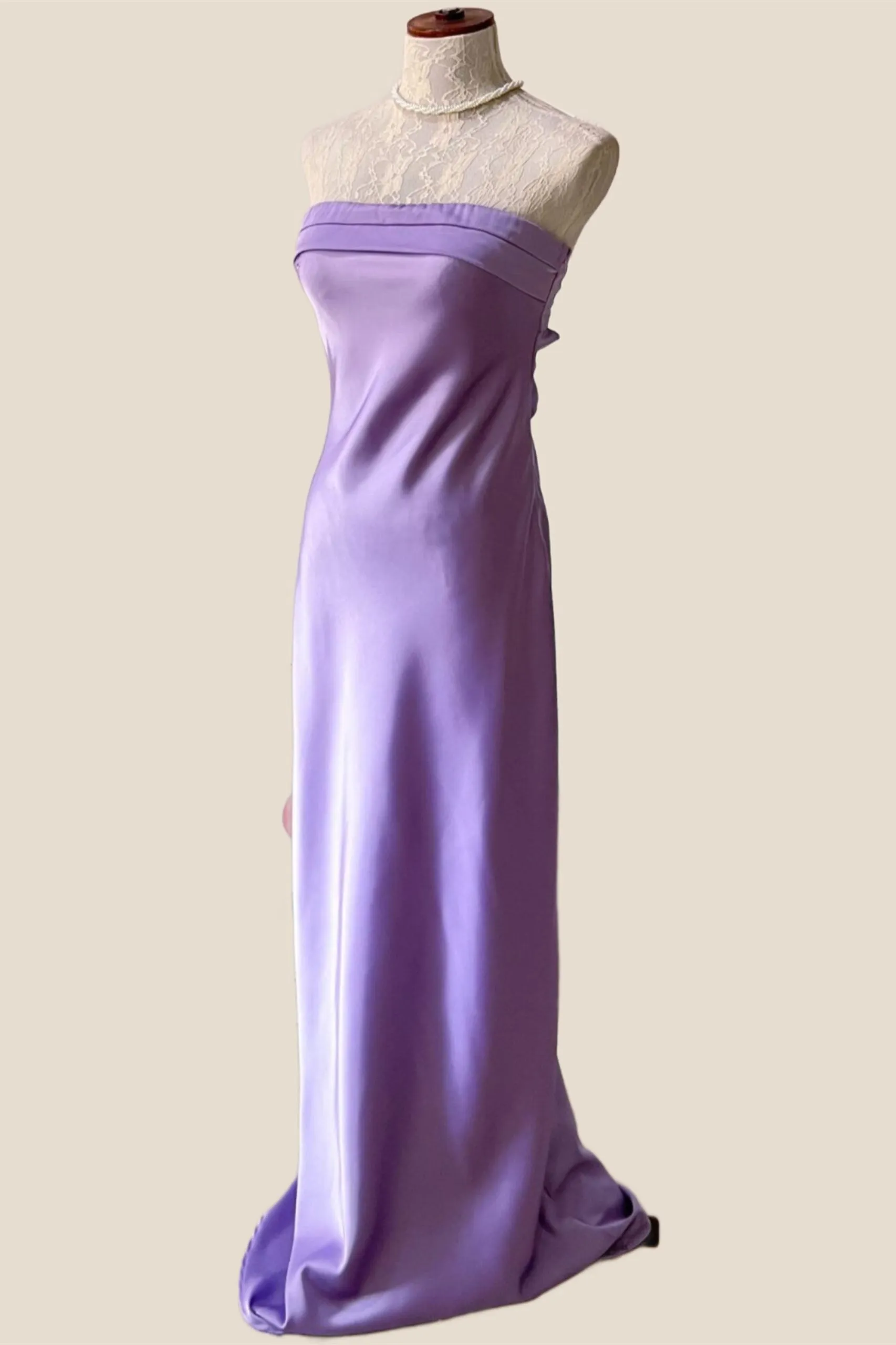 Strapless Sage Sheath Party Dress