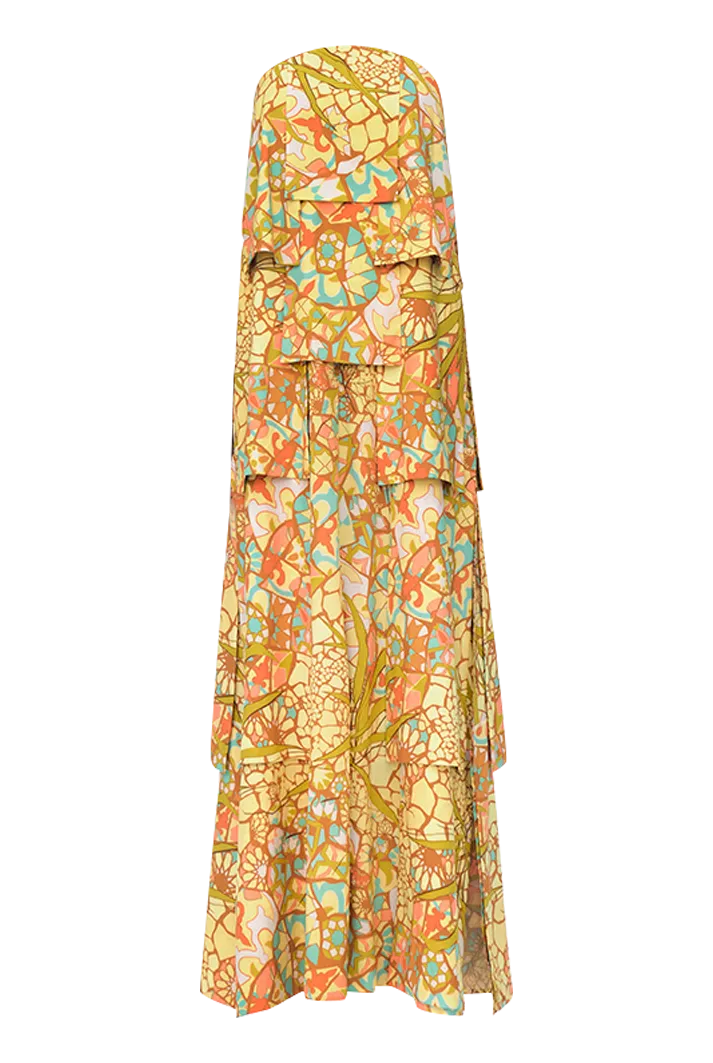 Strata Maxi Dress | Ilia print