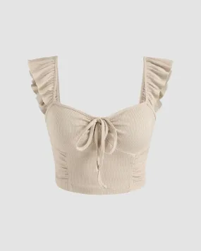 SWEETHEART NECK CROP TOP