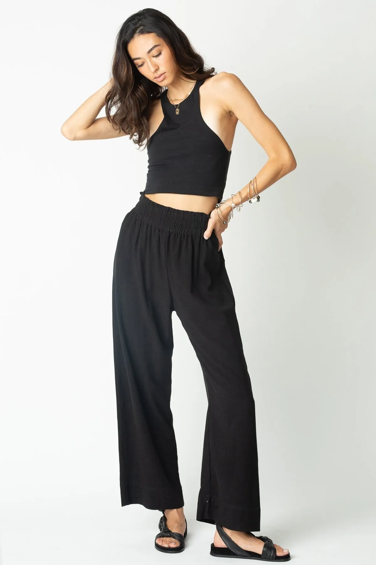 TAKE ME HIGHER WIDE LEG PANT