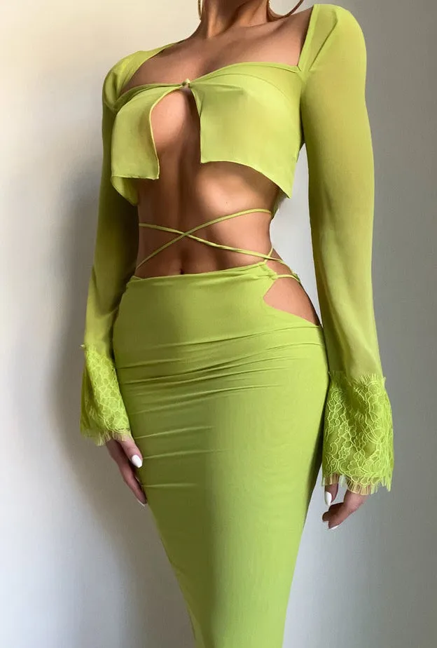 Tara Madeleine Set (Lime)