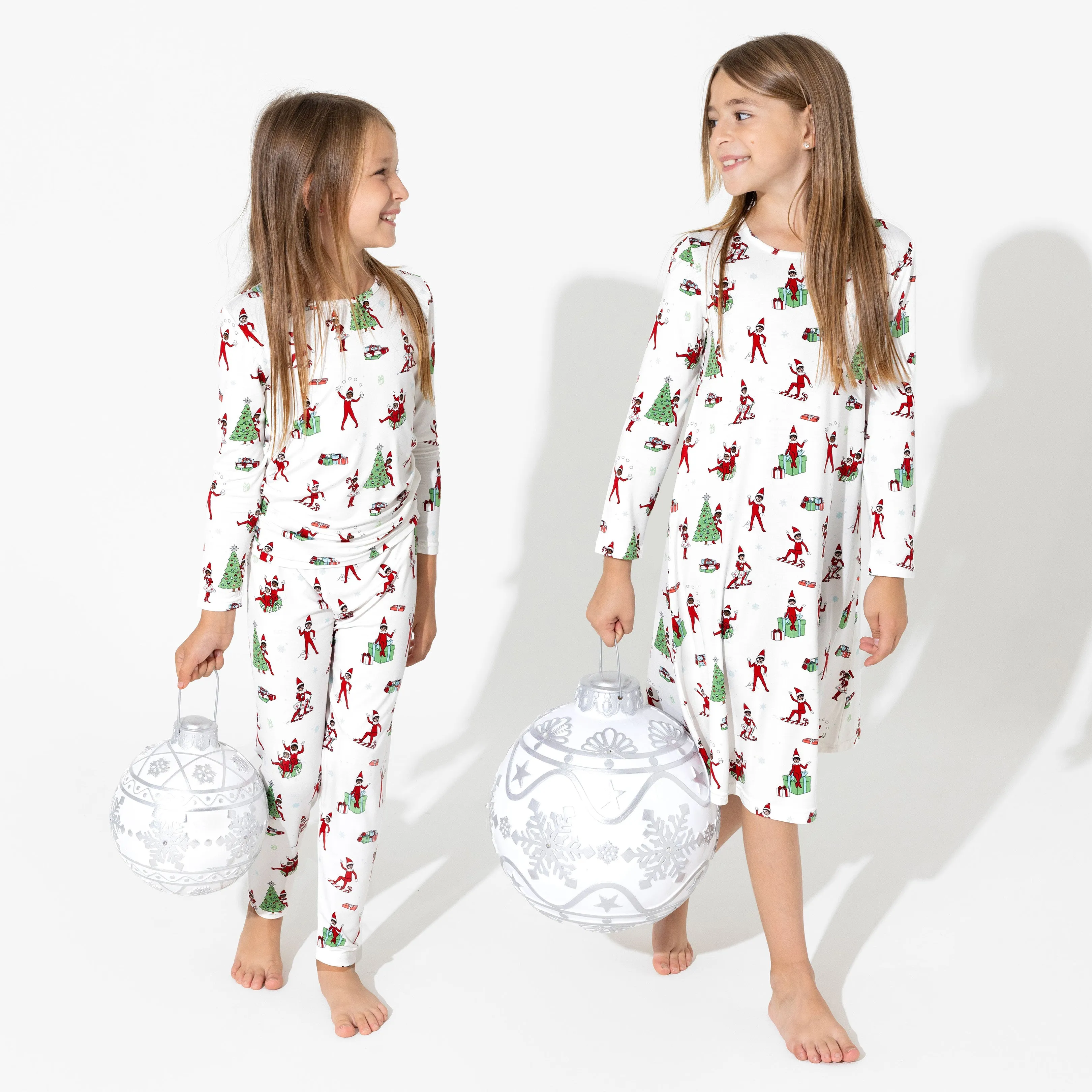 The Elf On The Shelf Bamboo Girls' Long Sleeve Dress