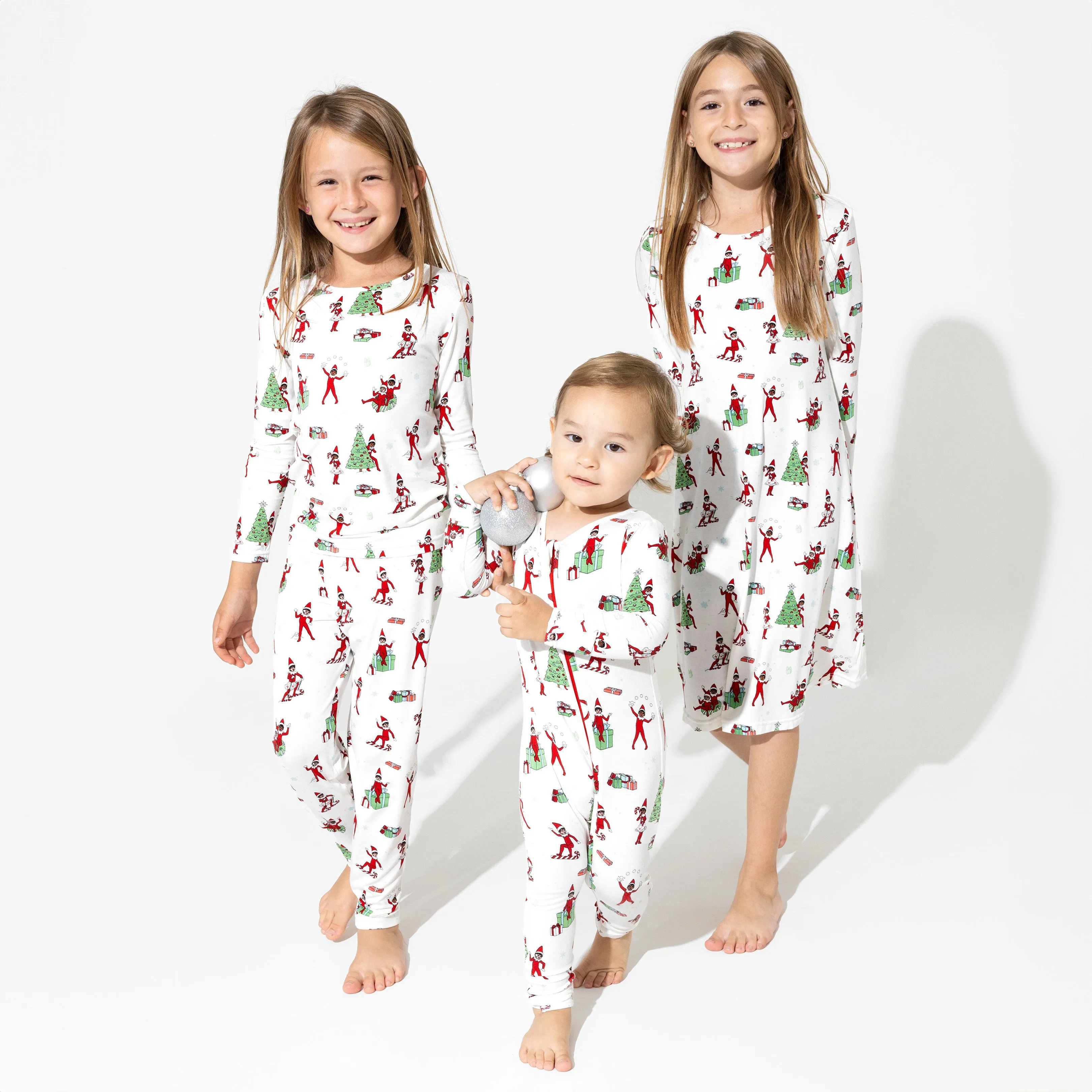 The Elf On The Shelf Bamboo Girls' Long Sleeve Dress