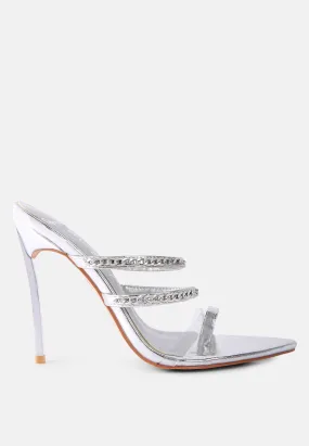 Tickle Me Toe Ring Stiletto Sandals