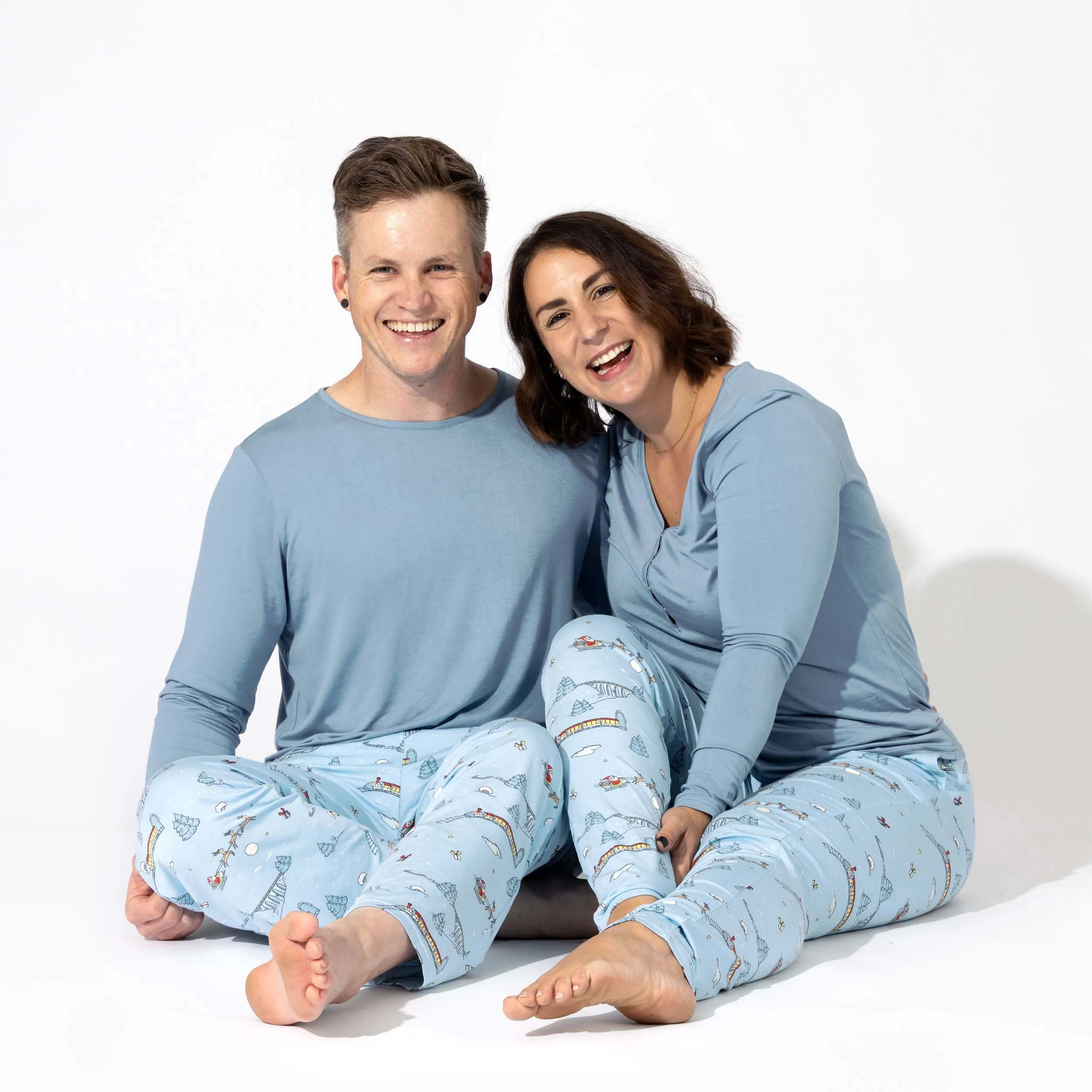 Winter Train Bamboo Women's Pajama Set